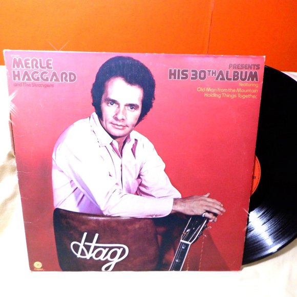 ~~~ MERLE HAGGARD and The Strangers ~~~ His 30th ALBUM - Picture 1 of 2
